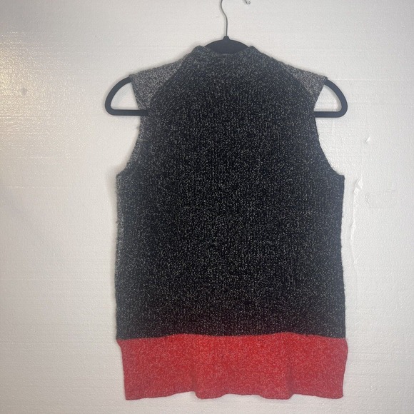 Autograph Mark & Spence Grey Knit Wool Blend Sweater Vest size medium - Picture 5 of 6